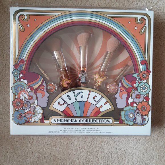 sephora Other - SEPHORA COLLECTION Coach x Sephora Collection Tea Rose Brush Set - NEW